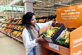 The ‘Taste Me, Don’t Waste Me’ boxes, which contain an assortment of surplus fresh fruits and vegetables, are now available across 200 Sainsbury’s stores nationwide beginning this week.