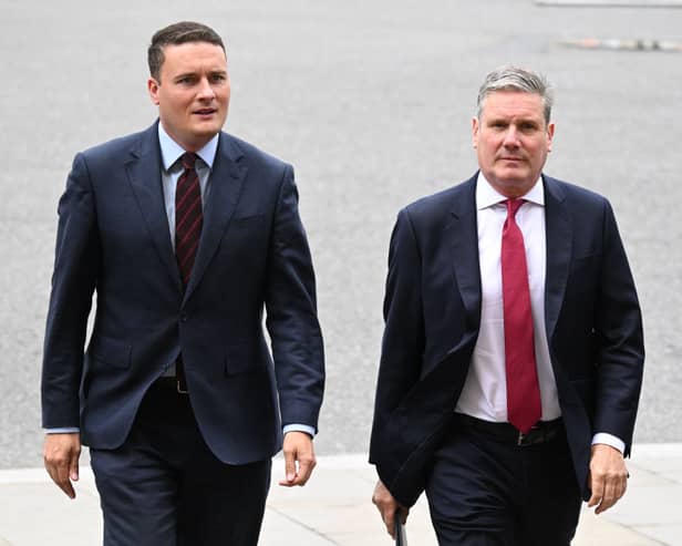 Shadow Health Secretary Wes Streeting and Labour leader Sir Keir Starmer. Credit: Getty