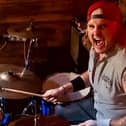 Tim Sharp took on a five-hour drum challenge 
