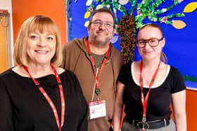 Former Blue Peter gardener Chris Collins was joined by staff from Viridian Nutrition to speak to Northampton College students