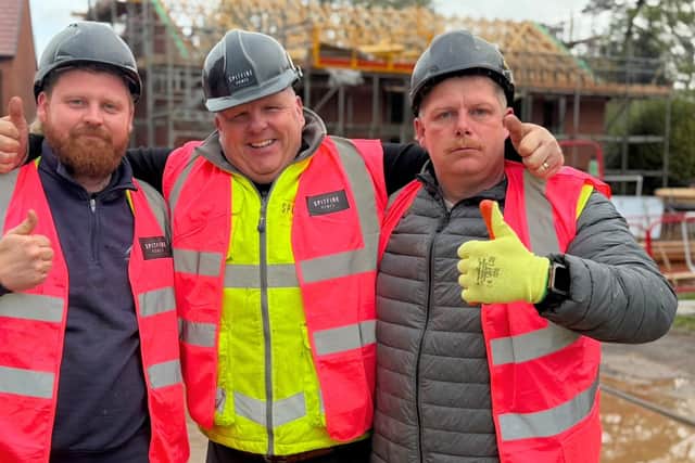 Spitfire Homes team at another Midlands collection