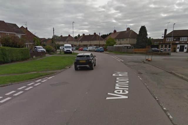 A woman was assaulted on this stretch of Vernon Road in Towcester