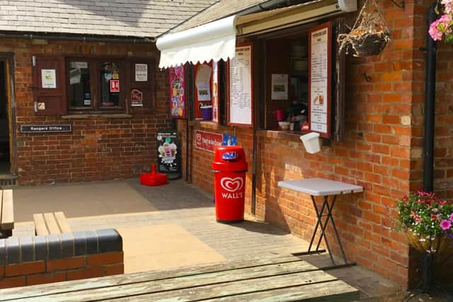 The reservoir cafe at Daventry Country Park. Photo: Daventry District Council