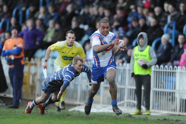 Wakefield's clash with Featherstone in January 2016