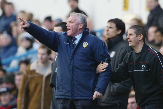 Under enormous pressure to turn around the fortunes of his beloved Whites, Eddie Gray was handed the head coach role on a temporary basis. At the centre of a crisis, Gray was able to initially steady the ship before Leeds went into a downward spiral at the start of 2004 which condemned them to relegation.