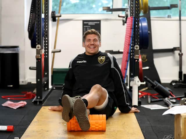 Piers Francis is happy with life at Saints after signing a new contract at the club this week