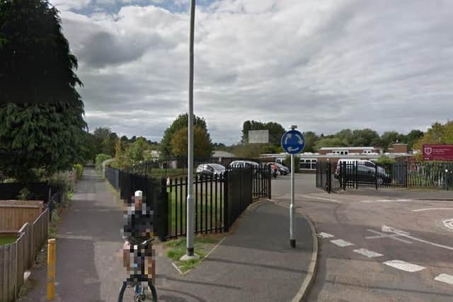 The teenager was attacked on a footpath near Southbrook school
