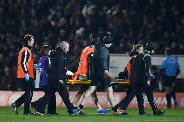The centre suffered a serious injury against London Irish in January