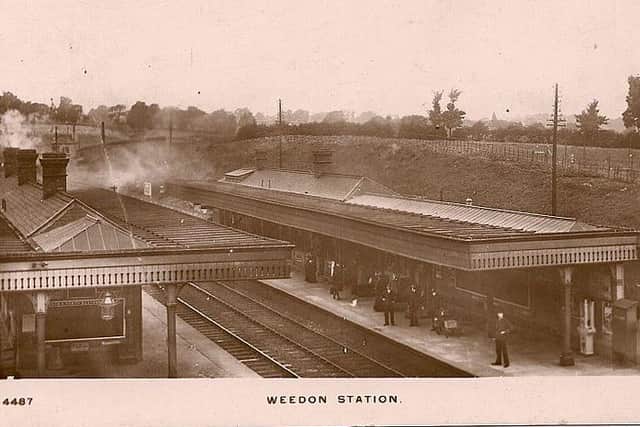 How Weedon Bec railway station used to look. Photo: Wikimedia Commons