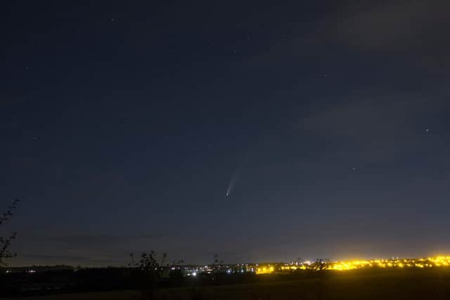 Damien Weatherley took this stunning photo of Neowise over Corby