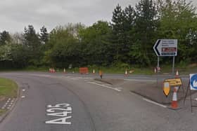 Monday's crash happened near the A361 roundabout on Northern Way