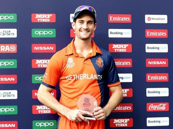 Brandon Glover was a star man in the Netherlands' qualification for the T20 World Cup
