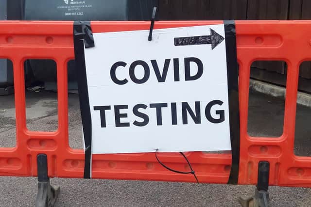 Two walk-in testing units will be deployed in Northampton and Kettering "until further notice"
