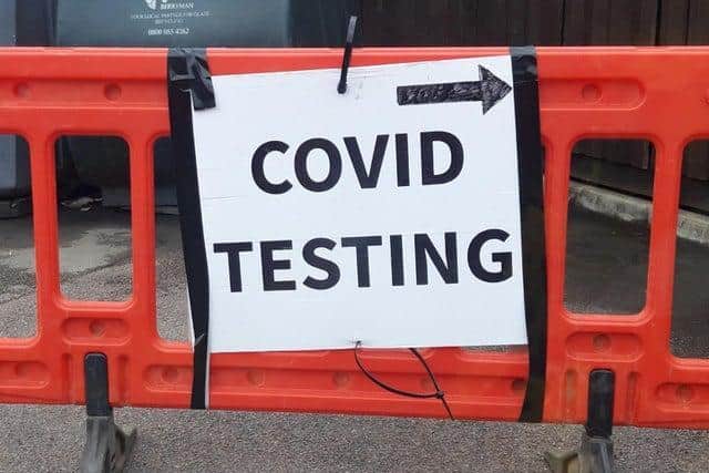 The criteria for getting a test in Northampton has changed