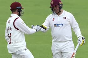 Charlie Thurston and Adam Rossington put together a record sixth-wicket stand