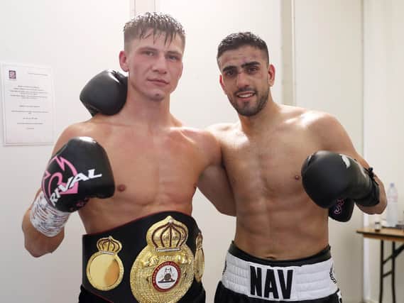 Kieron Conway beat Nav Mansouri on Friday night (picture: Mark Robinson/Matchroom Boxing)