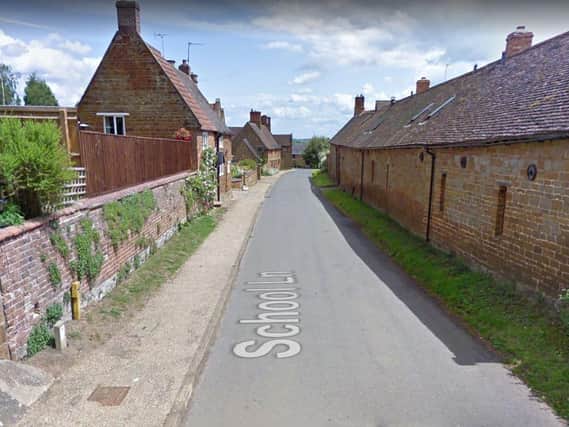 Detectives are investigating after a horse trailer was taken from a barn in Eydon