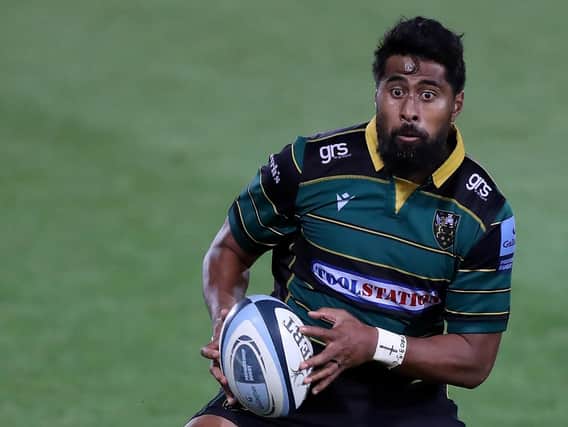 Ahsee Tuala was forced off against Exeter