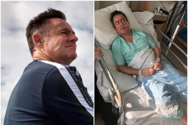 Edward Ashley-Carter spent two weeks in hospital after his crash on the M1 in Northamptonshire in 2018
