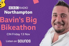 BBC Radio Northampton presenter Wayne Bavin will be cycling 100 miles in 12 hours on a static bike for Children in Need