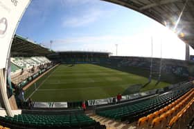 Fans have not allowed into a match at Franklin's Gardens since February