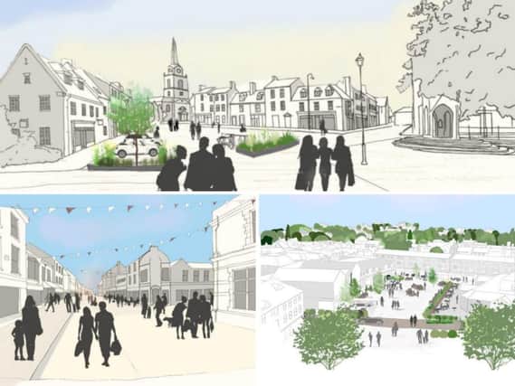 The new town centre vision outlines new ideas for areas such as the Market Square, High Street and Bowen Square.