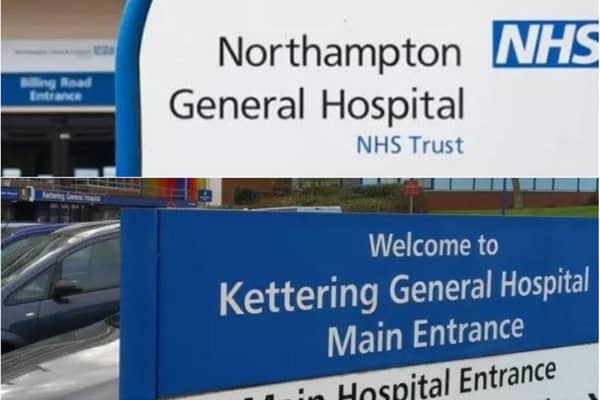 More patients than usual are being admitted for other ailments at Northampton and Kettering hospitals