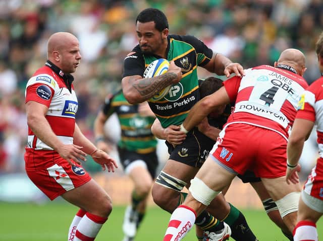 Samu Manoa went from watching Saints take on Gloucester to playing against them on a regular basis in the black, green and gold