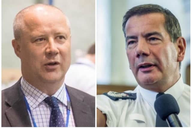 Commissioner Stephen Mold is asking for a five per cent increase in the Police budget for Chief Constable Nick Adderley