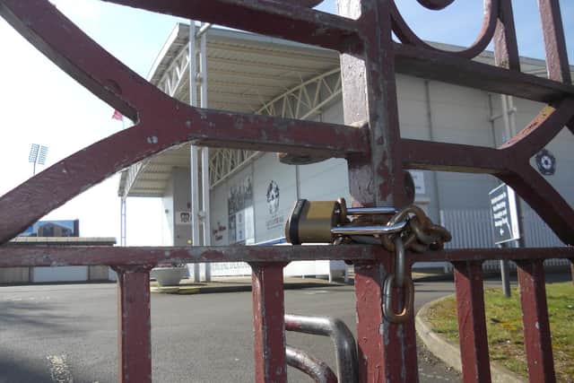The gates have been locked on County Ground hospitality for nearly all of the past 12 months