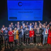 Winners at Northamptonshire Community Foundation's annual awards ceremony in 2019