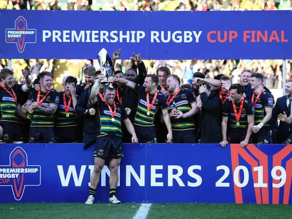 Saints won the Premiership Rugby Cup in 2019