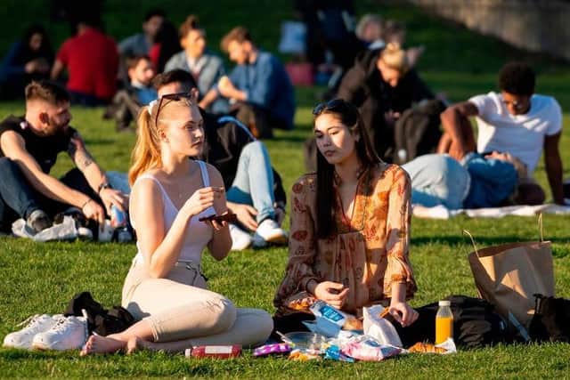 Northamptonshire's parks and open spaces are expected to be even busier tomorrow as termperatures soar. Photo: Getty Images