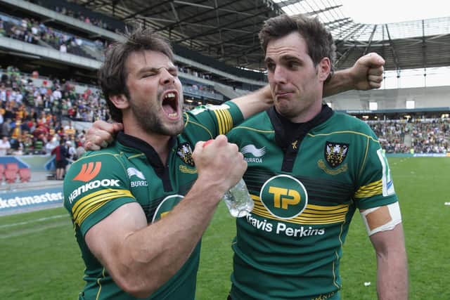 Ben Foden certainly enjoyed the celebrations