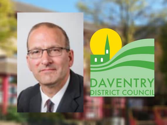 Councillor Richard Auger has been leader of Daventry District Council since November.