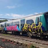 The latest graffiti attack hit Northampton's train services