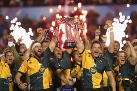 Phil Dowson helped to steer Saints to Challenge Cup glory in Cardiff
