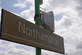 A normally packed Northampton commuter train had just two passengers on board today
