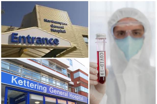 Covid-19 has claimed the lives of 447 people in Northamptonshire's two main hospitals