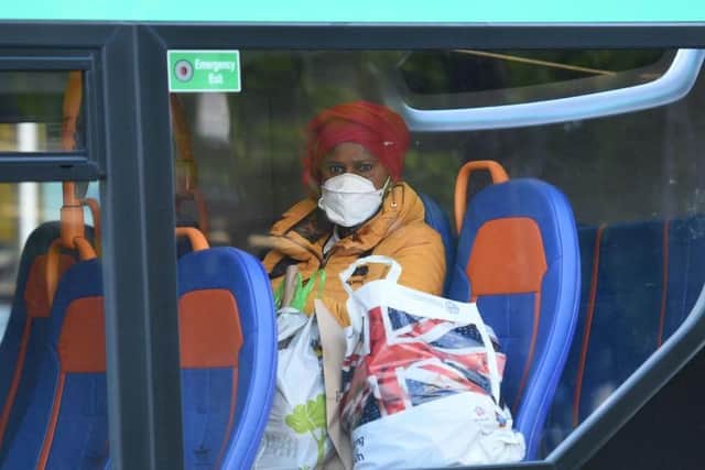 Passengers will need to wear face masks on Northamptonshire's buses from Monday. Photo: Getty Images