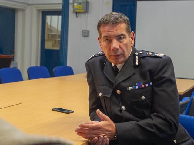 Chief Constable Nick Adderley. Picture: Copyright David Jackson.