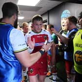 Alex Waller has led Saints out against Exeter's rugby team a few times and now he hopes Northampton's footballers can get the better of their Exeter counterparts at Wembley on Monday