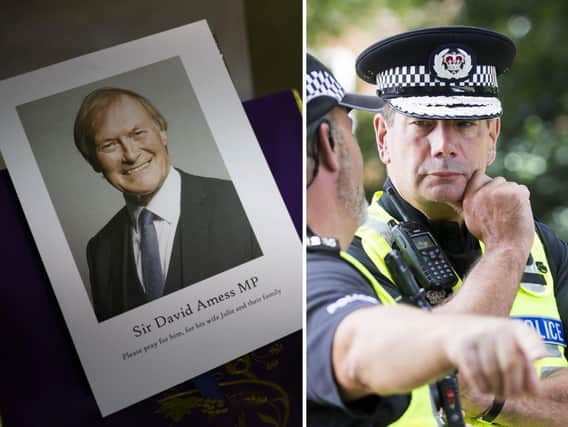 Chief Constable Nick Adderley vowed to protect Northamptonshire MPs in the wake of Sir David Amess' killing