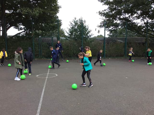 The West Brom coaching staff are already looking to come back in and do more with the children at Abbey CE Academy
