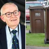 Cllr Ian McCord says West Northants plans to charge for garden waste collections is "pure profiteering"