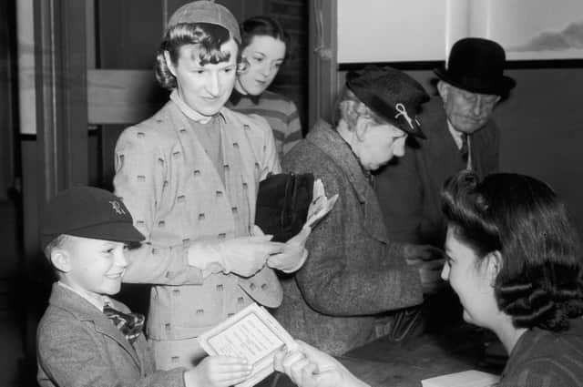 Making the most of rationed sweets. Picture: Getty Images.