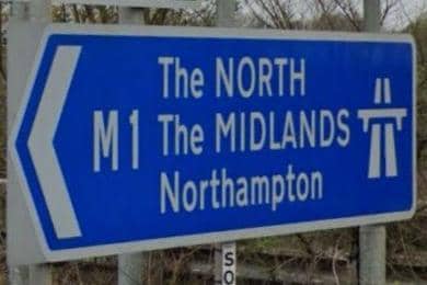 The M1 will be closed northbound at junction 14 all weekend from Friday night (November 19)