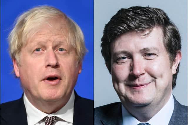 Northampton MP Andrew Lewer (right) defied the government to vote against Boris Johnson's social Care plans