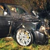 A 76-year-old acted swiftly to escape this burning vehicle on Monday night