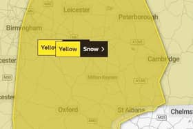 Met Office yellow alert covers most of central England